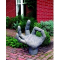 Stone Ok Hand sculpture